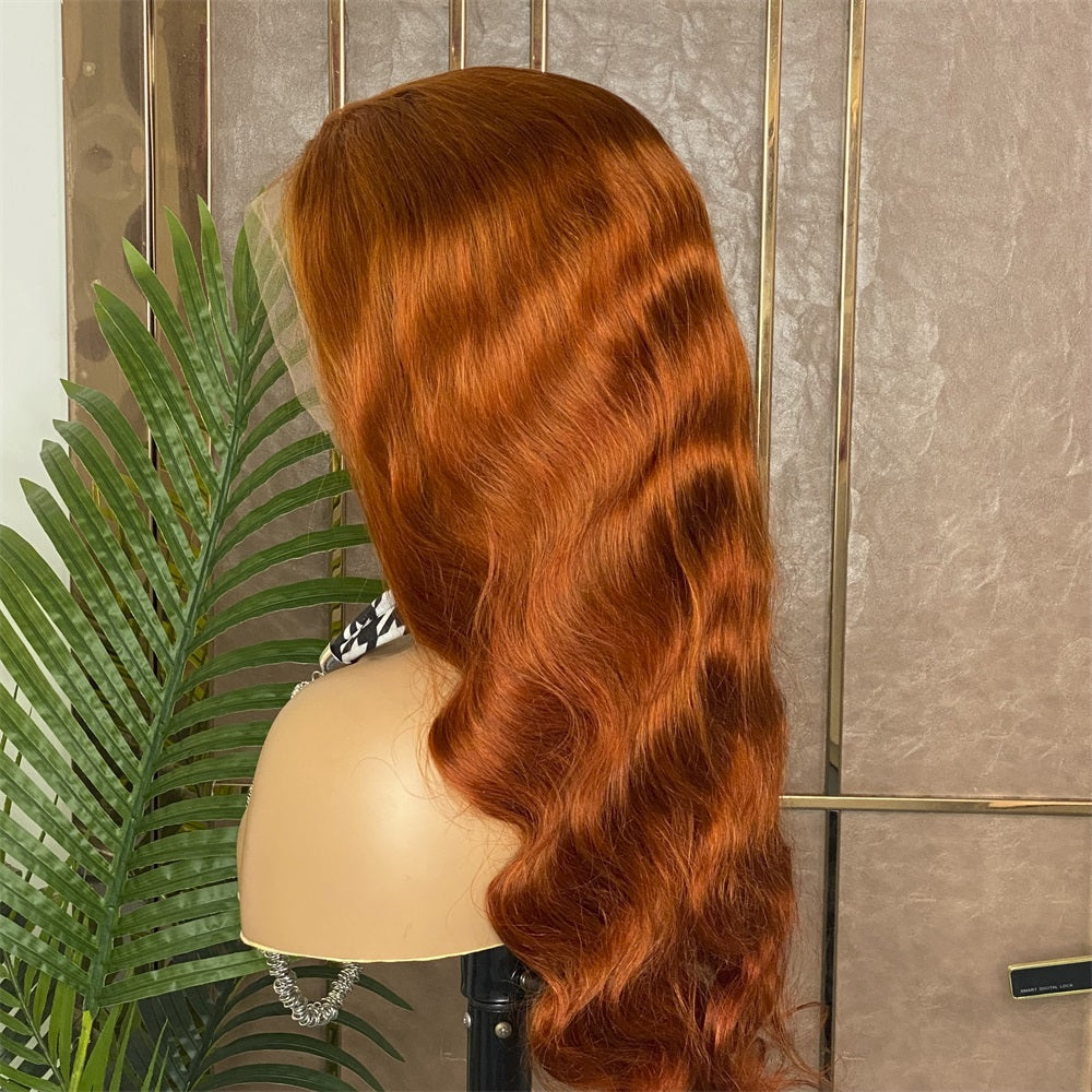 Orange 13 x4 Frontal Lace Color Wig