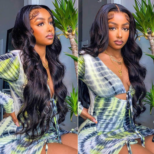 BODY WAVE 13"x 6" HD LACE FRONTAL WIGS 200% Density