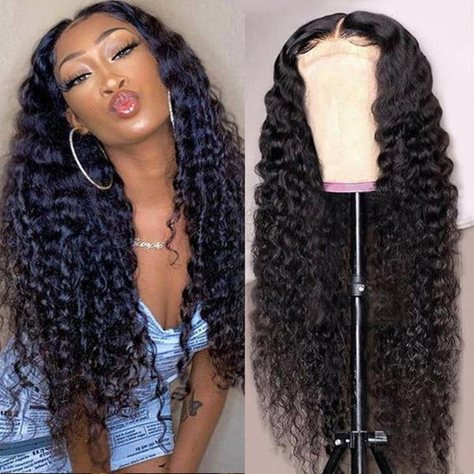 Curly Hair 4x4 HD Closure Wig 200% Density