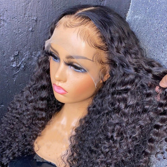 Curly Hair 13"x 6" HD LACE FRONTAL WIGS 200% Density